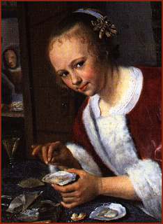 Steen - Girl Eating Oysters